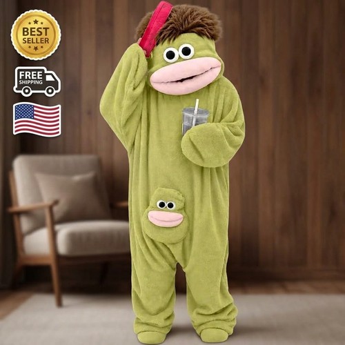 Silly big mouth monster - big,
